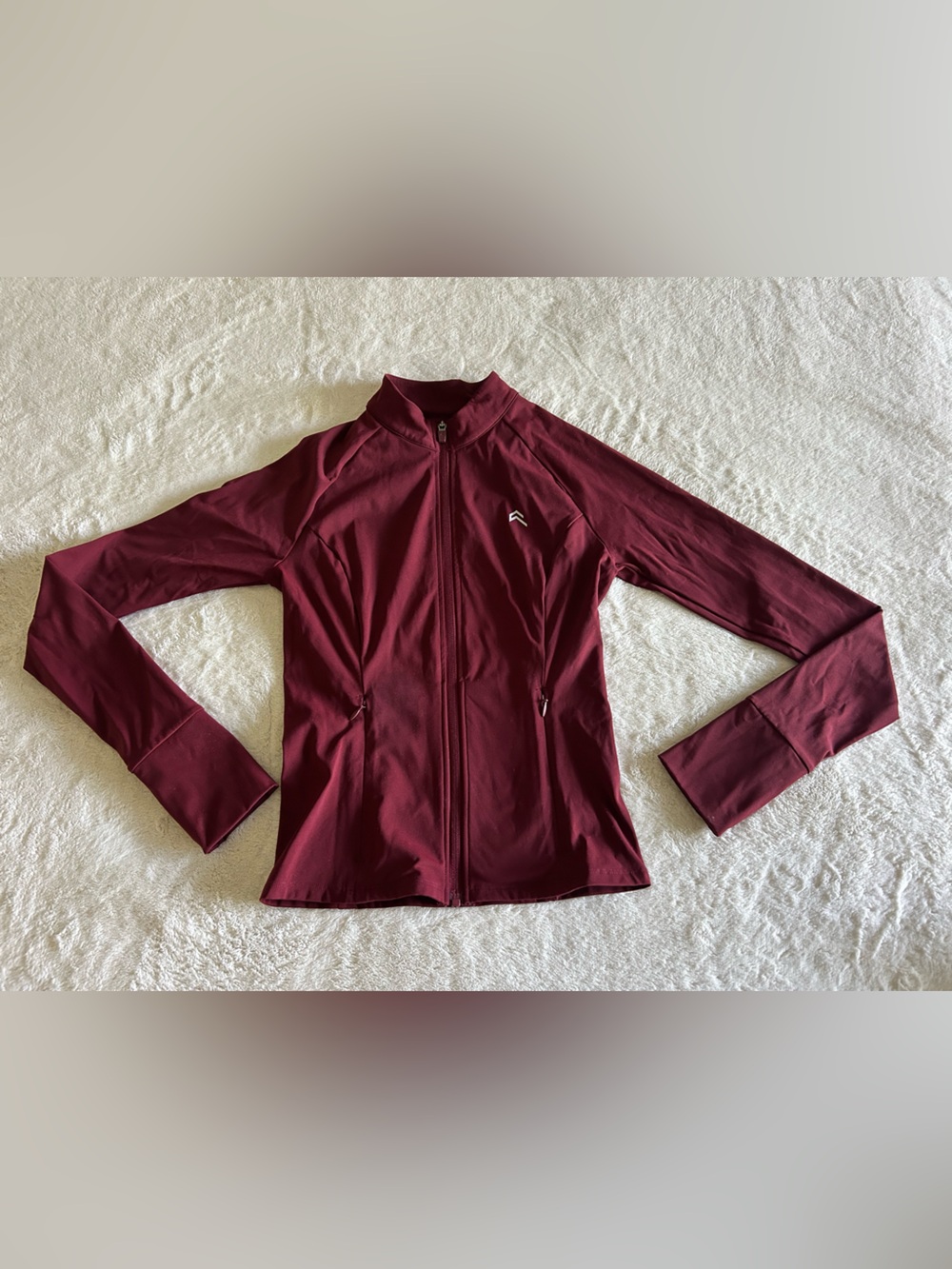 Oner Active Women's Burgundy Full-Zip Bomber Jacket